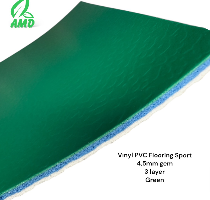 Vinyl PVC Flooring Sport Green2