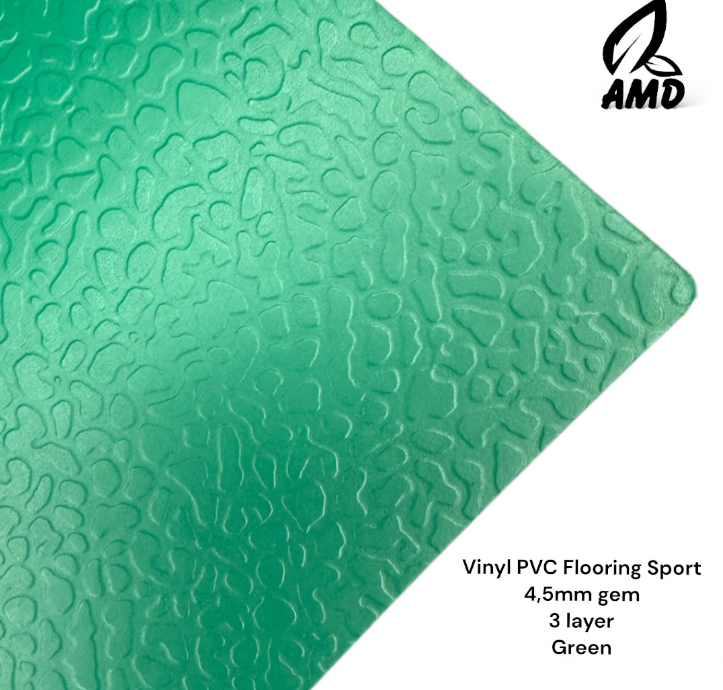 vinyl pvc flooring sport green