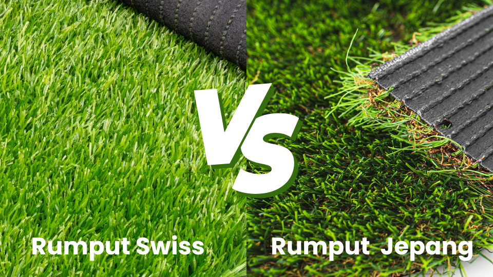 Jenis Rumput Sintetis Paling Banyak Dicari : Rumput Swiss VS Rumput Jepang